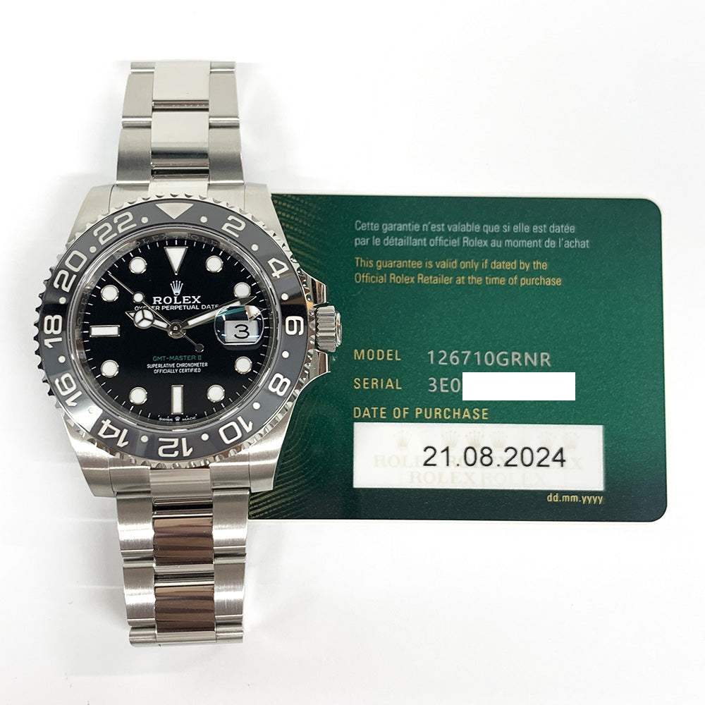 Rolex GMT-Master II  Bruce Wayne Dial 126710GRNR