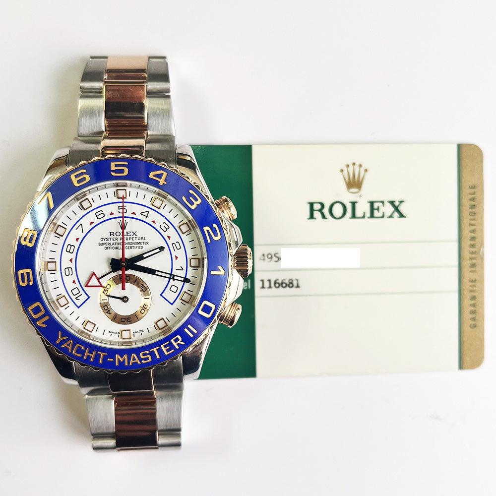 Rolex Yacht-Master II White Dial 116681