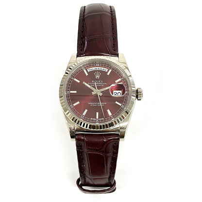 Rolex Day-Date 36mm Red Dial 118139