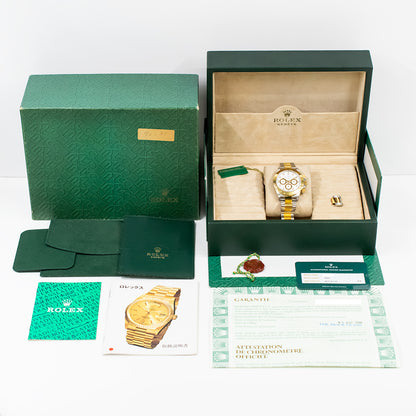 Rolex Daytona 40mm White Diamond Dial 16523G (2000)