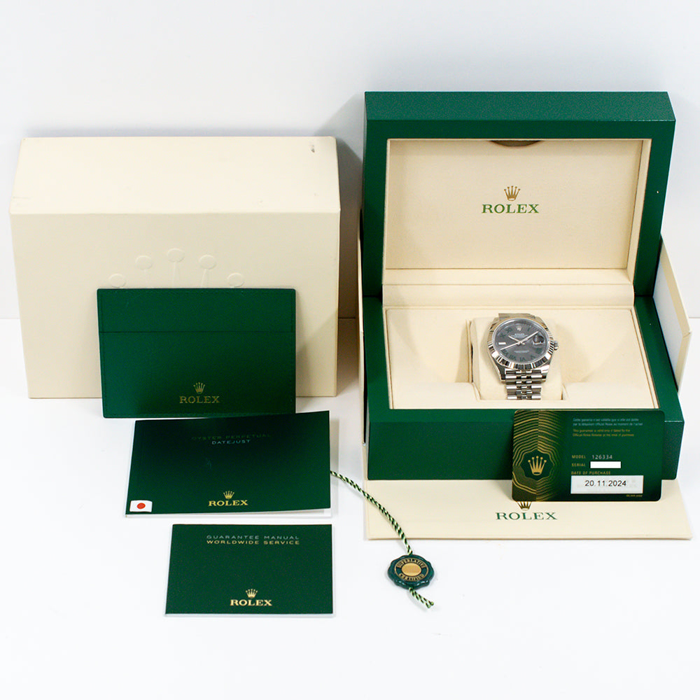 Rolex Datejust 41mm Wimbledon Dial 126334 (2024)