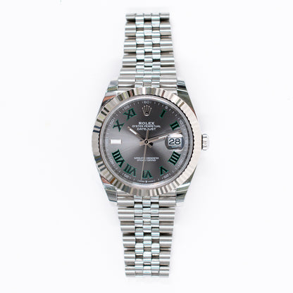Rolex Datejust 41mm Wimbledon Dial 126334 (2024)