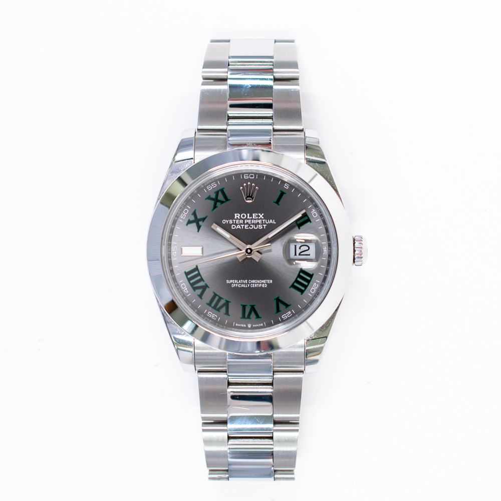 Rolex Datejust 41mm Wimbledon Dial 126300 (2023)