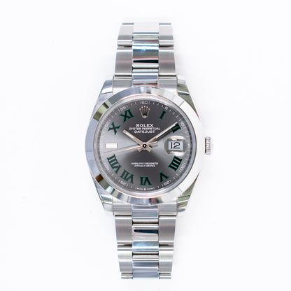 Rolex Datejust 41mm Wimbledon Dial 126300 (2023)
