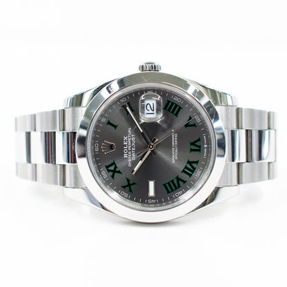 Rolex Datejust 41mm Wimbledon Dial 126300 (2023)