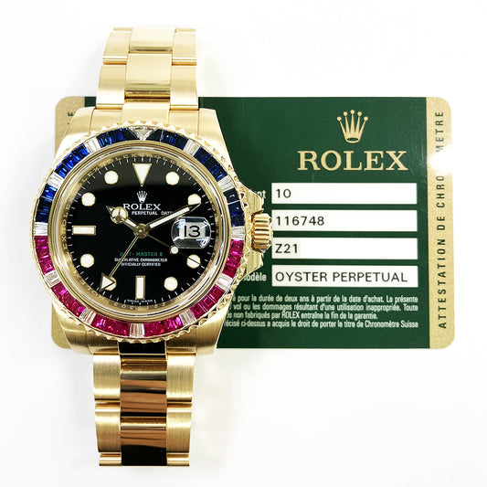 Rolex GMT-Master II Black Dial 116748SARU (2012)
