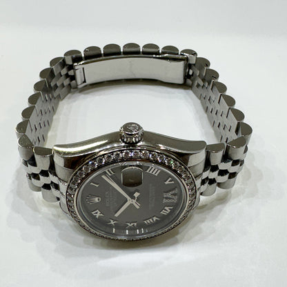 Rolex Datejust 31mm Dark Grey "VI" Diamond Dial 178384 (2015)
