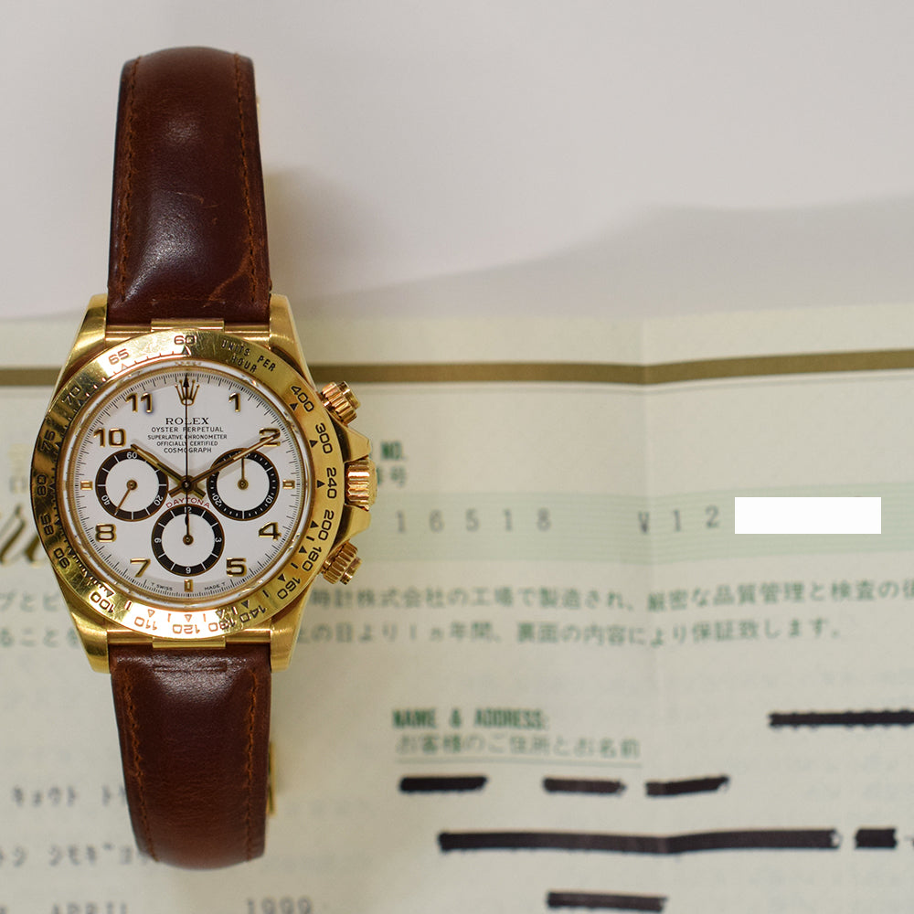 Rolex Daytona White Arabic Dial 16518 (1999)