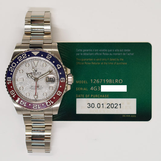 Rolex GMT-Master II Meteorite Dial 126719BLRO (2021)