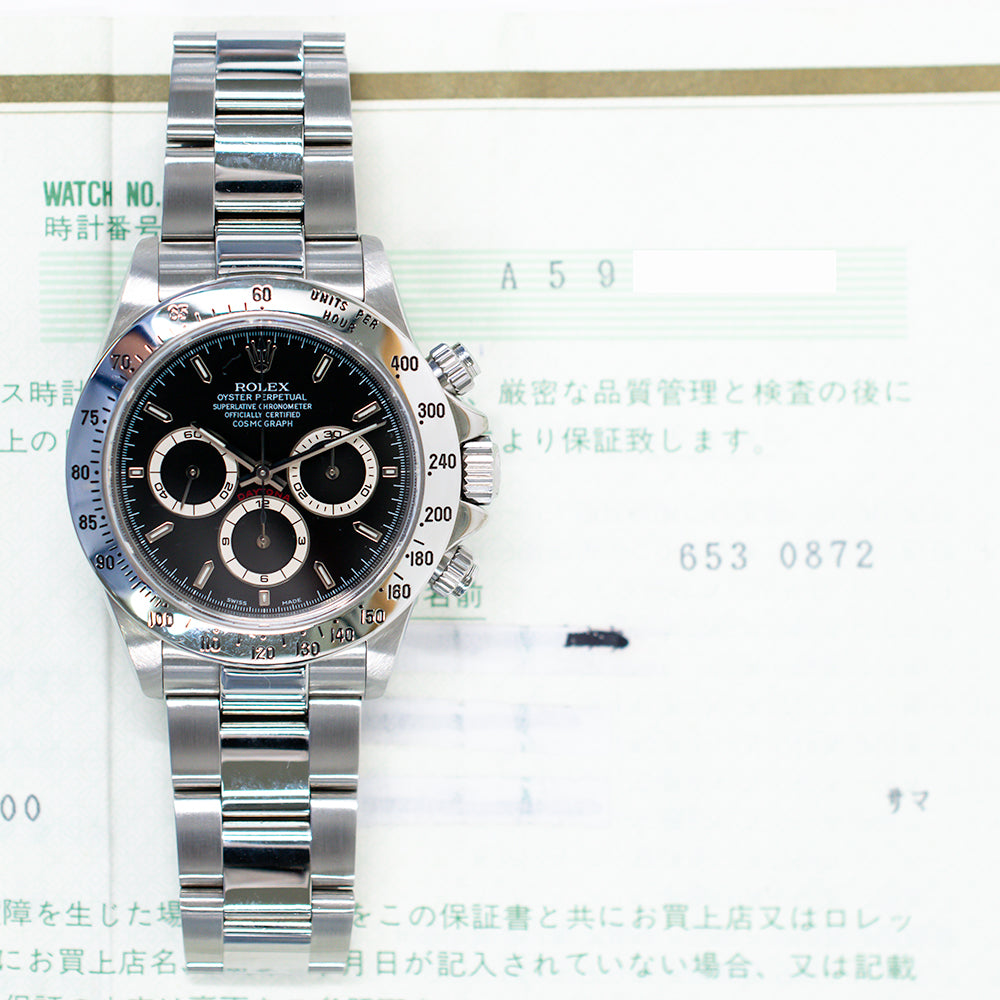 Rolex Daytona Black Dial 16520 (2000)