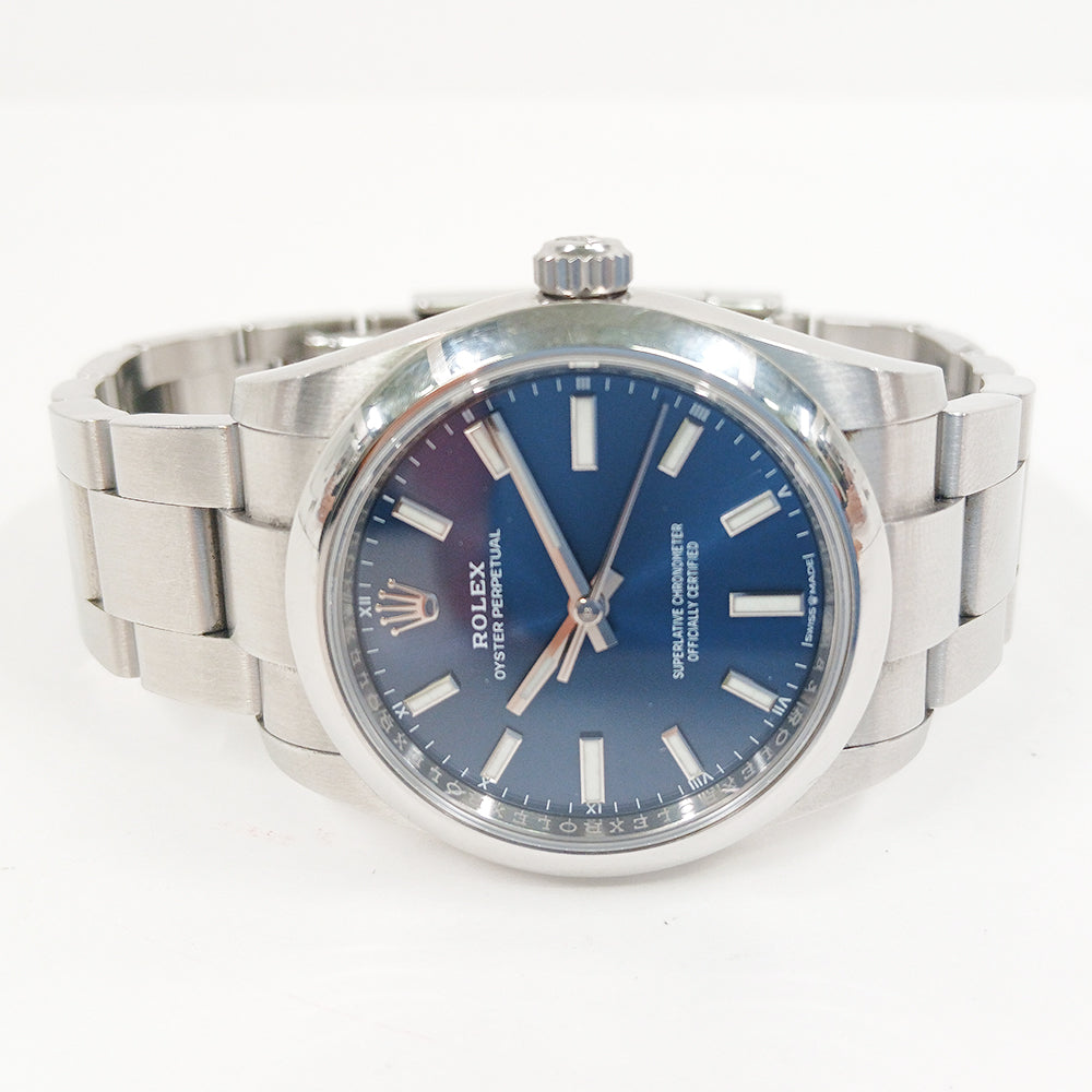 Rolex Oyster Perpetual 34mm Blue Dial 124200 (2021)