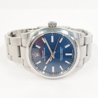 Rolex Oyster Perpetual 34mm Blue Dial 124200 (2021)