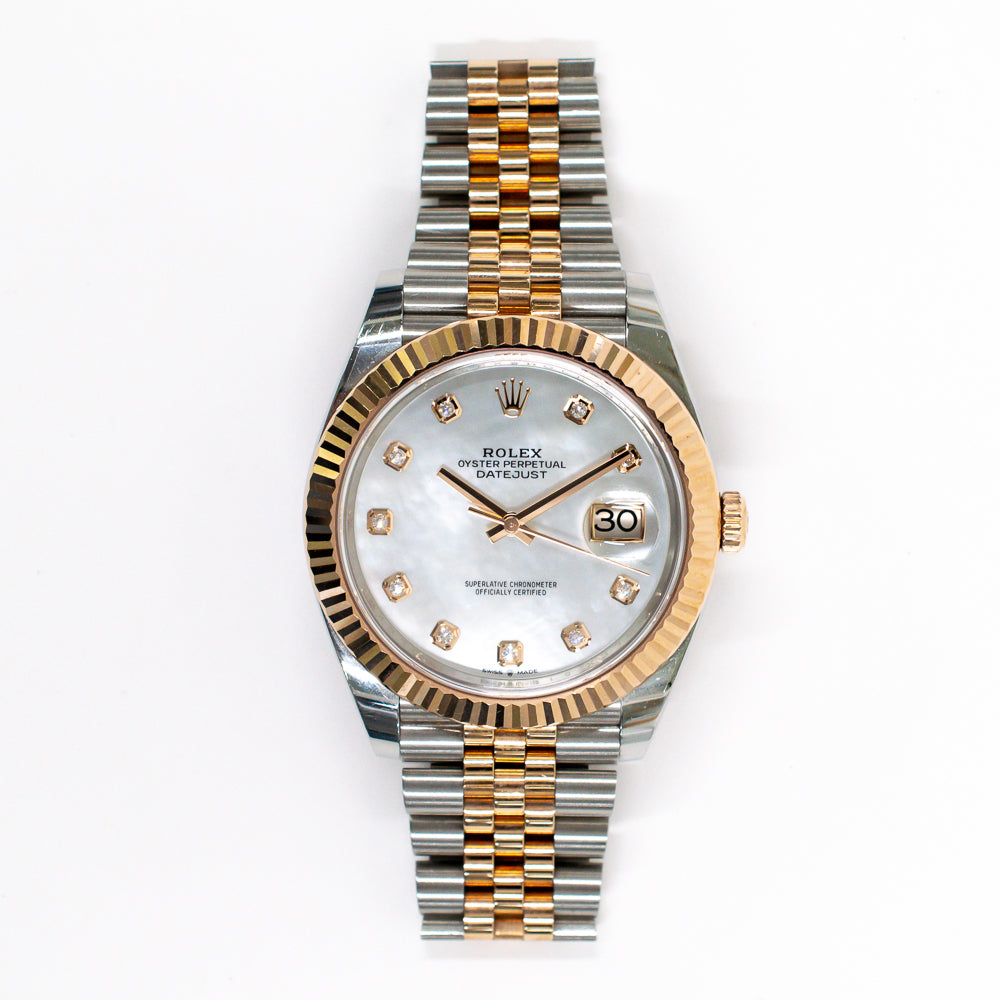 Rolex Datejust 41mm Mop Diamond Dial 126331NG (2021)