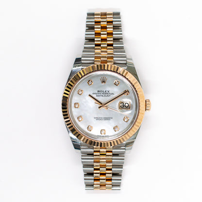 Rolex Datejust 41mm Mop Diamond Dial 126331NG (2021)