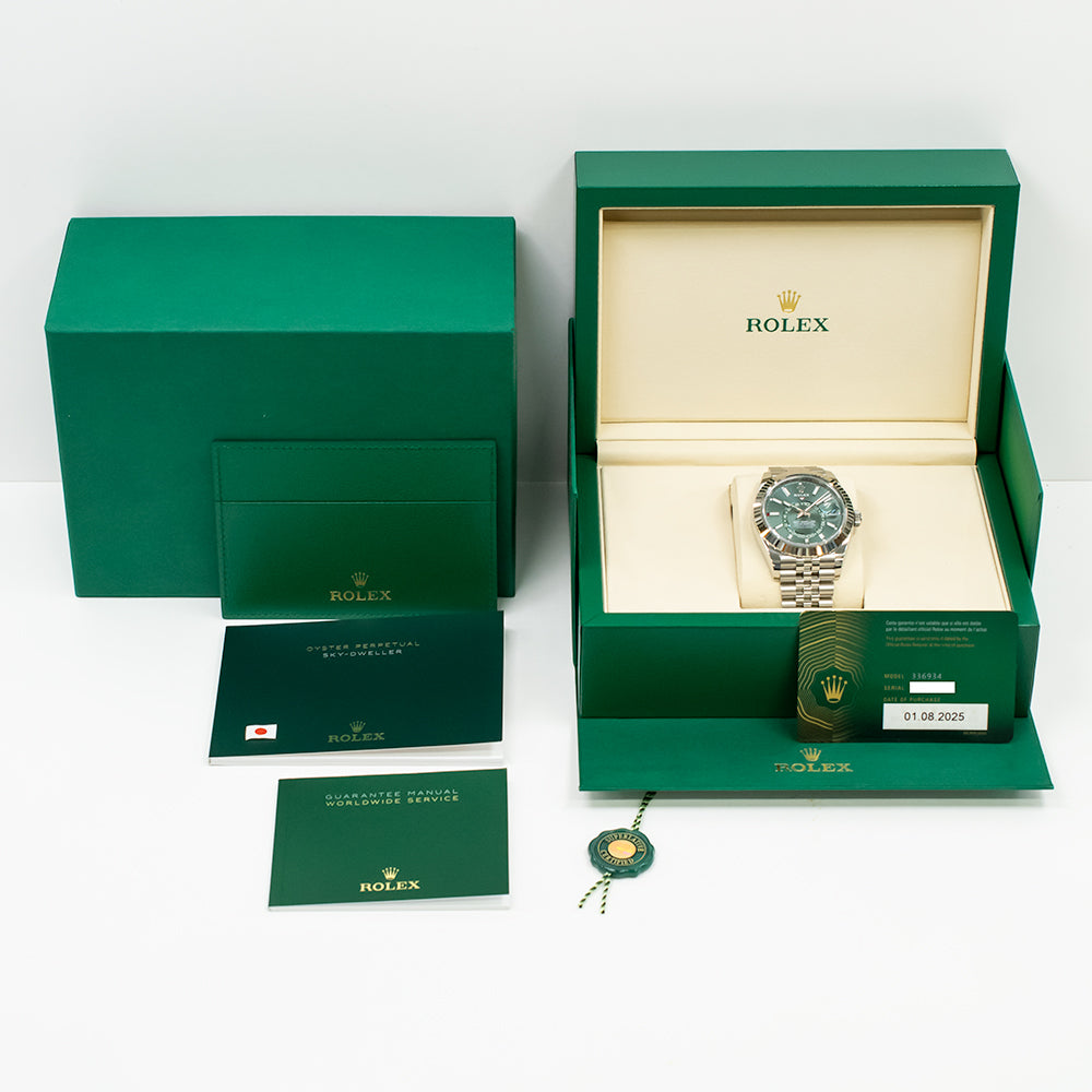 Rolex Sky-Dweller Mint Green Dial 336934 (2025)