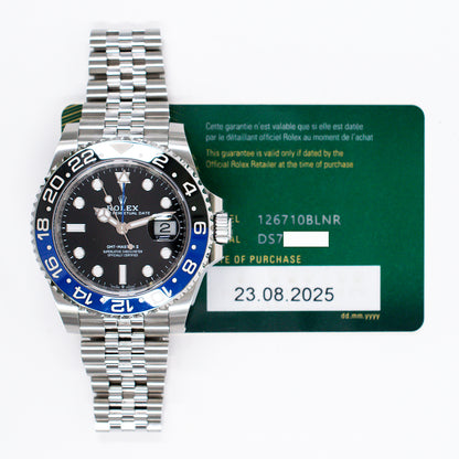 Rolex GMT-Master II "Batman" Dial 126710BLNR (2025)