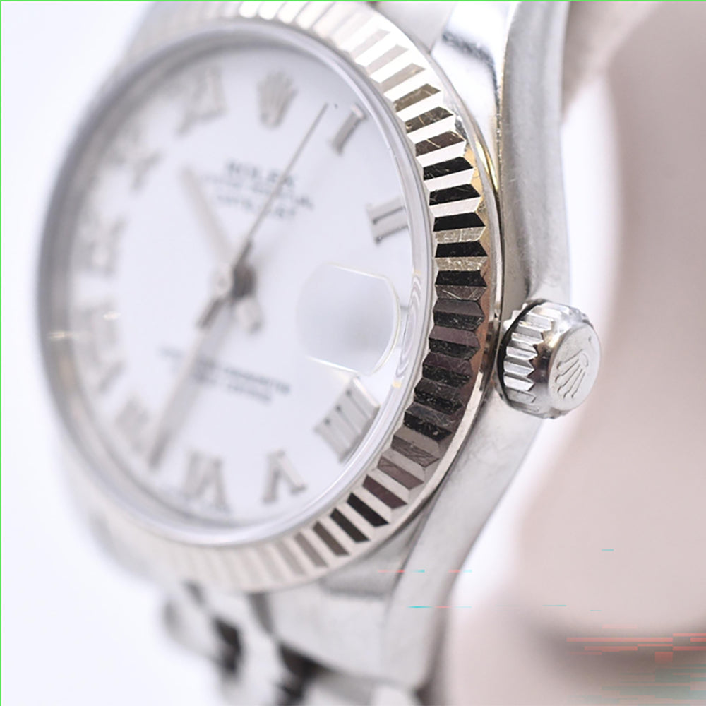 Rolex Datejust 36mm White Roman Dial 178274 (2018)