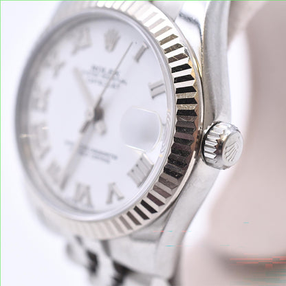 Rolex Datejust 36mm White Roman Dial 178274 (2018)