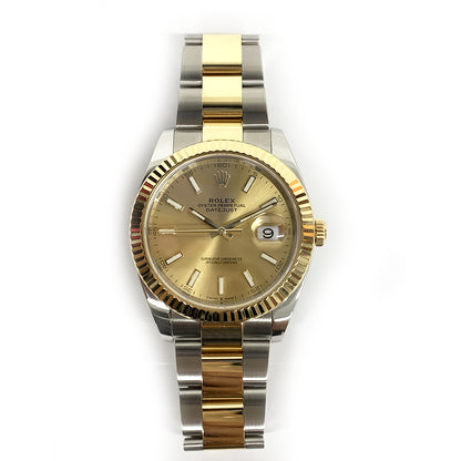 Rolex Datejust 41mm Champagne Dial Oyster 126333