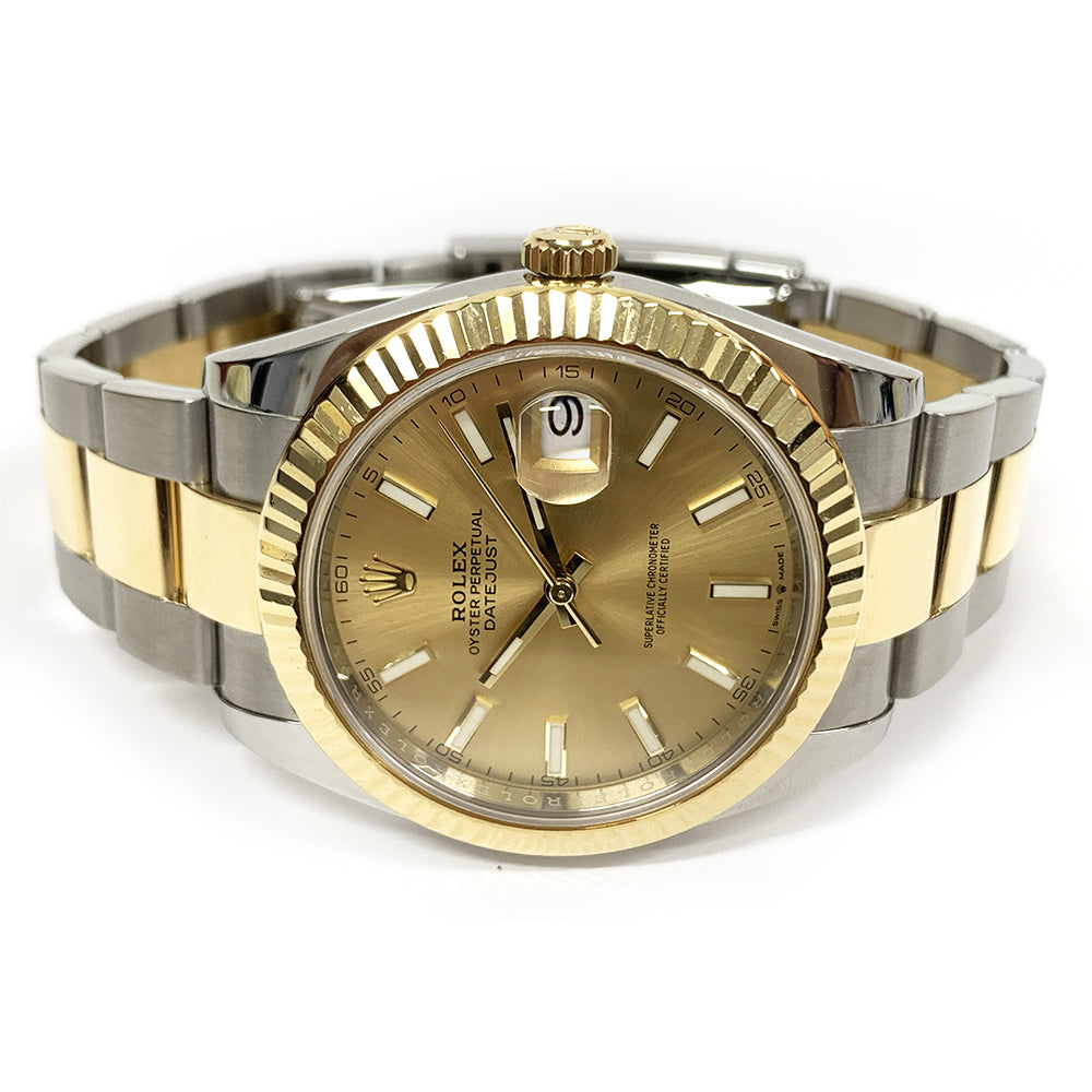 Rolex Datejust 41mm Champagne Dial Oyster 126333