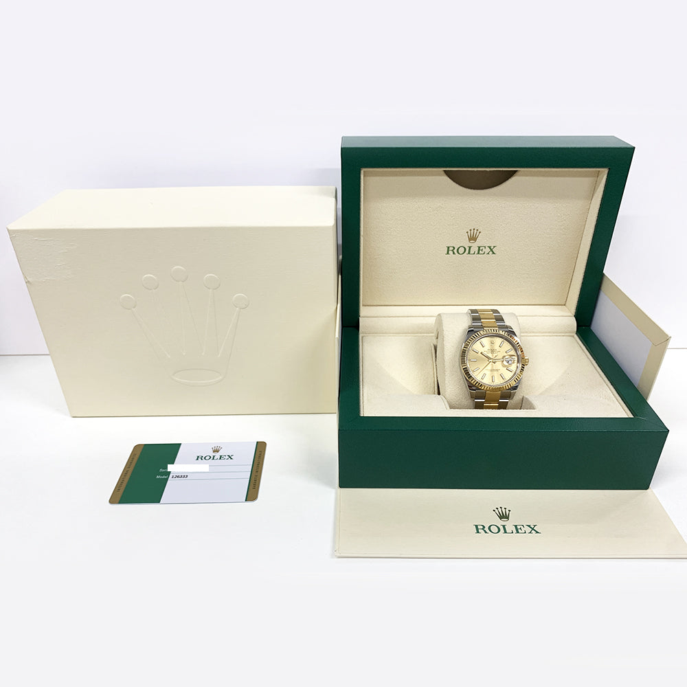 Rolex Datejust 41mm Champagne Dial Oyster 126333