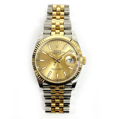 Rolex Datejust 36mm Champagne Dial 126233