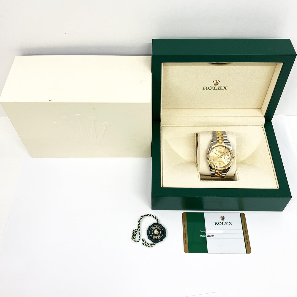 Rolex Datejust 36mm Champagne Dial 126233