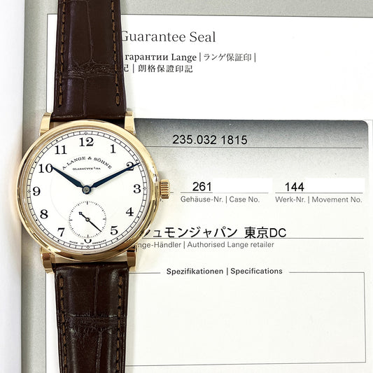 1815 38mm Rose Gold Manual Winding 235.032