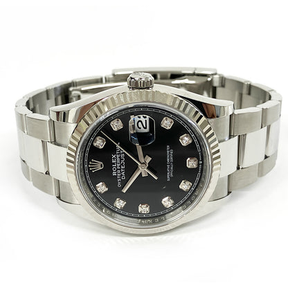 Rolex Datejust 36mm Black Diamond Dial 126234