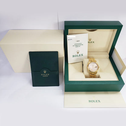 Rolex Day-Date 36mm Pink Diamond Roman Dial 118205