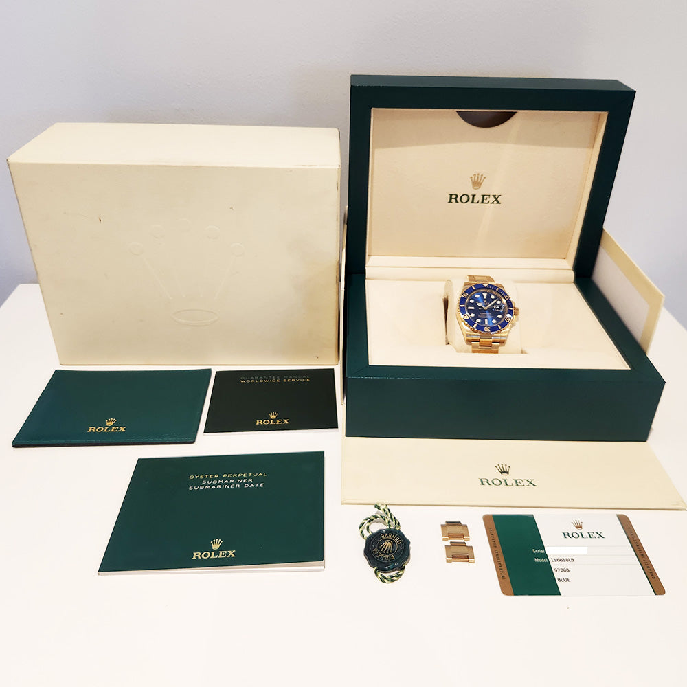 Rolex Submariner Date Blue Dial 116618LB