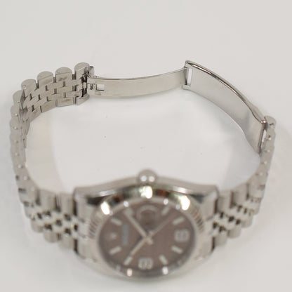 Rolex Datejust 36mm Brown Wave 6&9 Diamond Dial 116234 (2025)