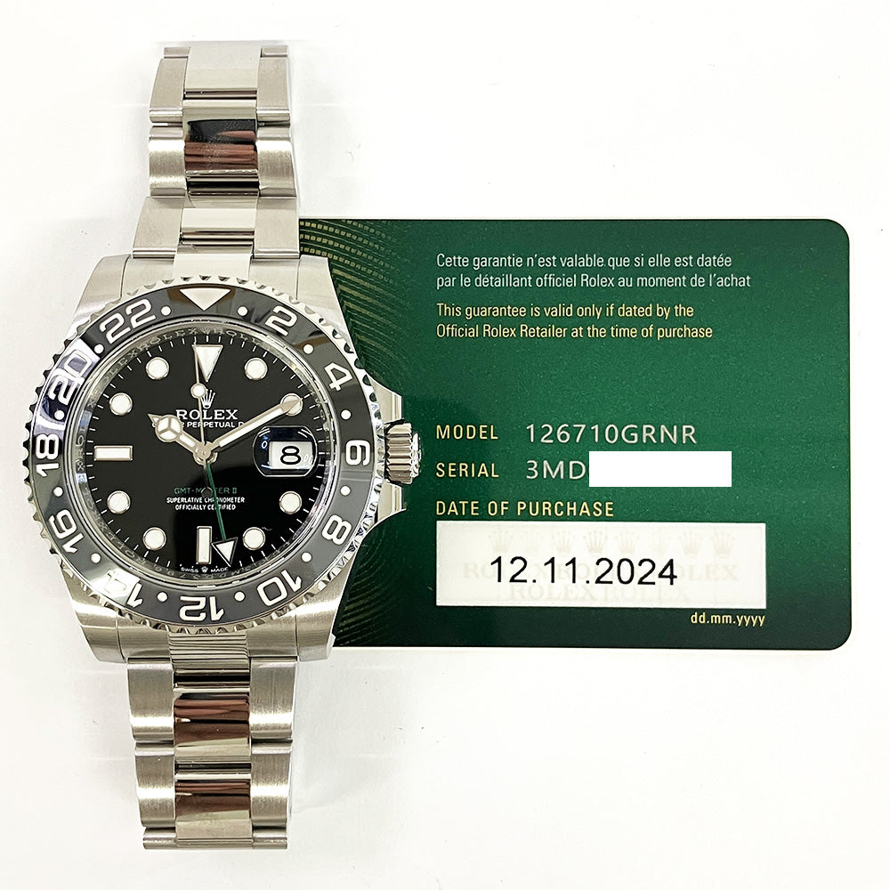 Rolex GMT-Master II Bruce Wayne Dial 126710GRNR