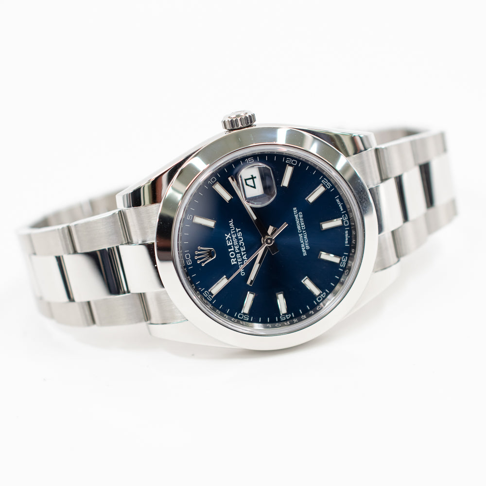 Rolex Datejust 41mm Blue Dial 126300 (2019)