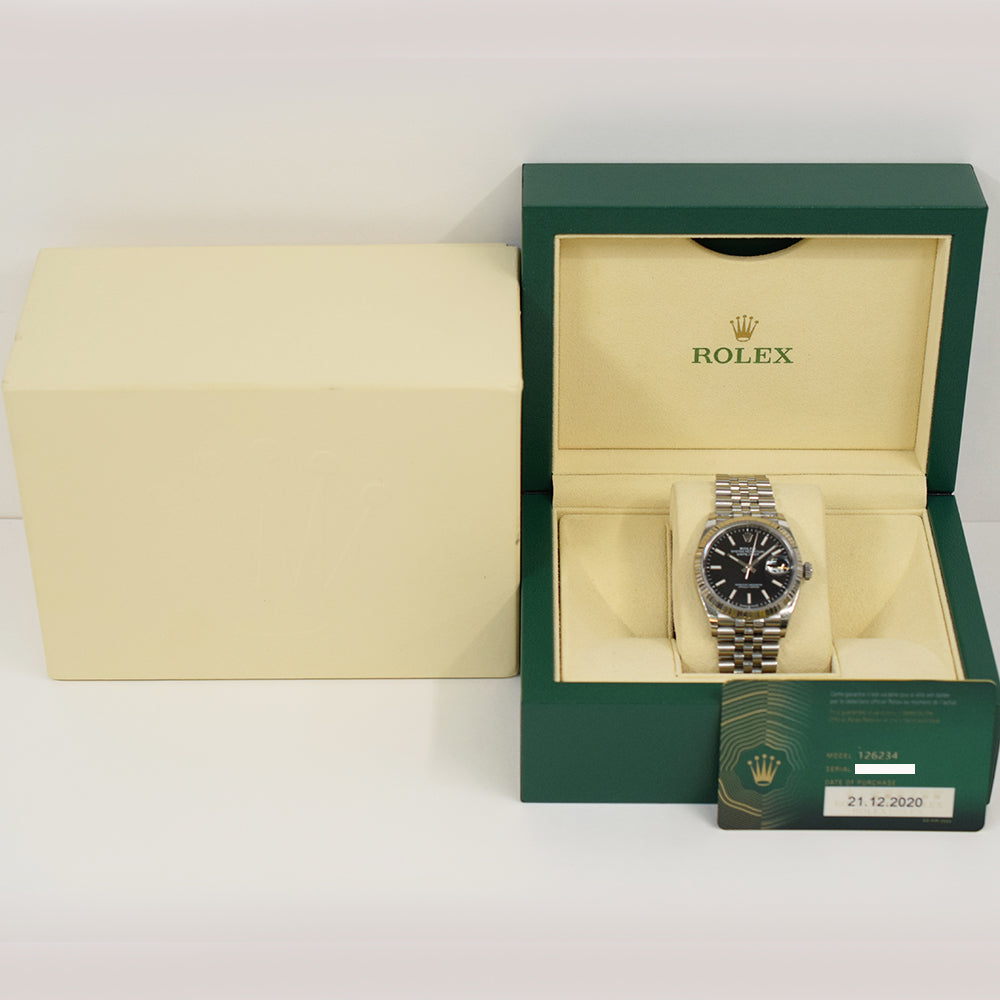 Rolex Datejust 36mm Black Dial 126234 (2020)