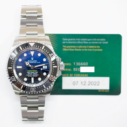 Rolex Sea-Dweller Deep Sea D-Blue Dial 136660 (2022)