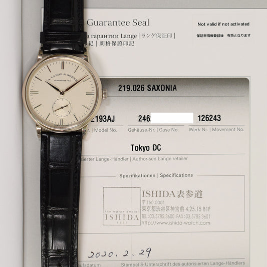 A. Lange & Söhne 219.026 (2020)