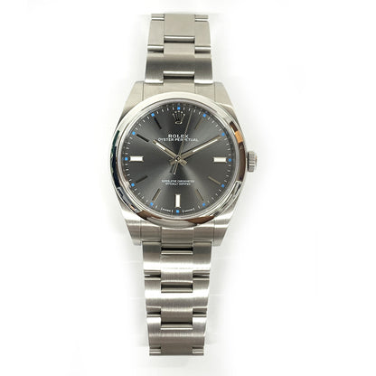 Rolex Oyster Perpetual 39mm Slate Dial 114300