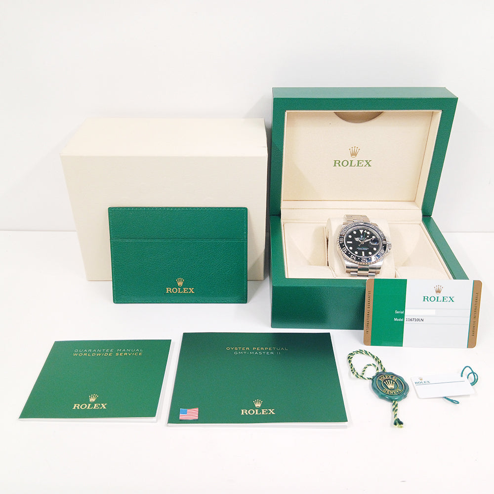 Rolex GMT-Master II Black Dial 116710LN (2017)