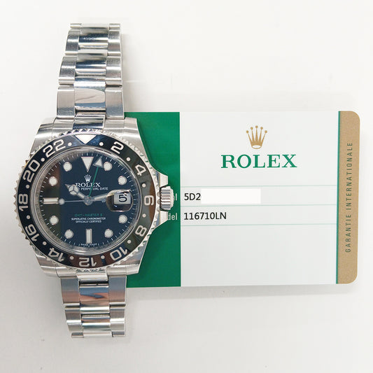 Rolex GMT-Master II Black Dial 116710LN (2017)