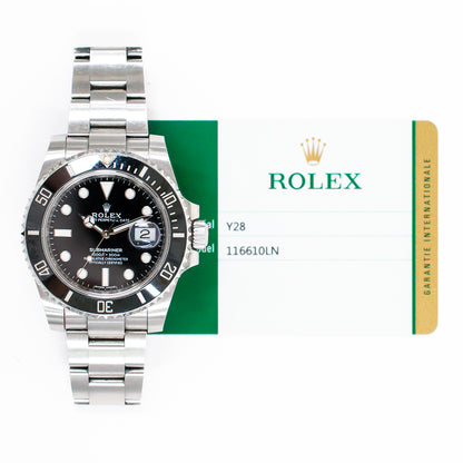 Rolex Submariner Date 40mm Black Dial 116610LN (2019)
