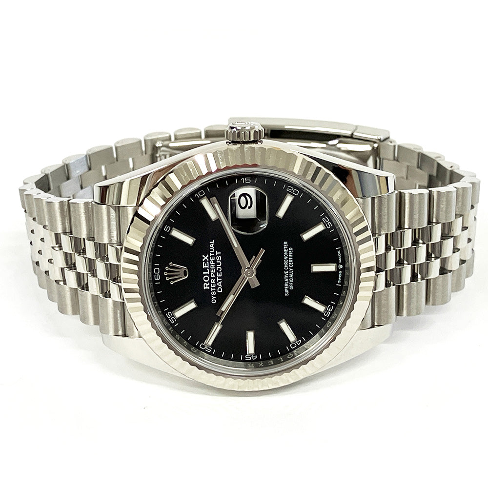 Rolex Datejust 41mm Black Dial Jubilee 126334