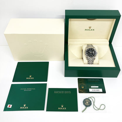 Rolex Datejust 41mm Black Dial Jubilee 126334