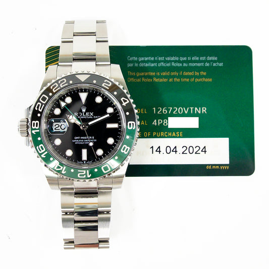Rolex GMT-Master II 40mm Sprite Dial 126720VTNR (2024)