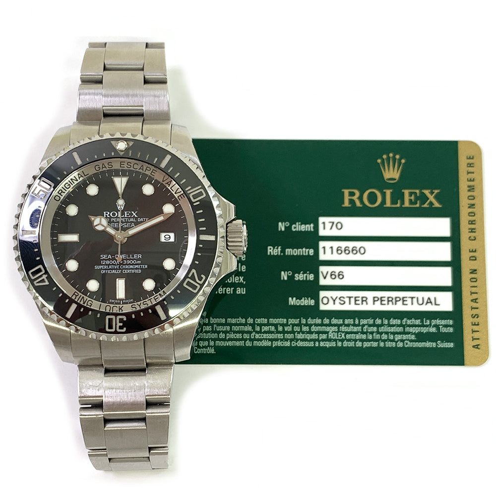 Rolex Sea Dweller Deep Sea 44mm Black Dial 116660