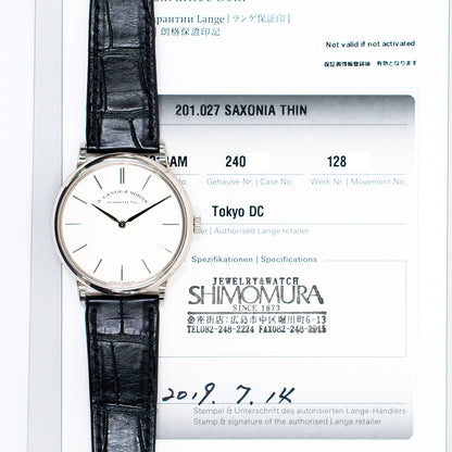 A. Lange & Söhne 201.027 (2019)