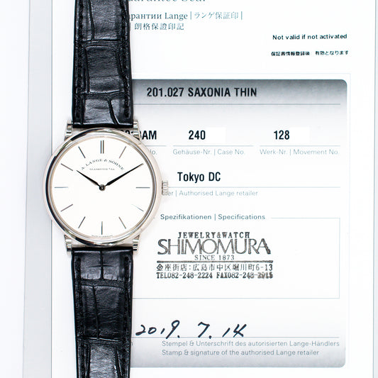 A. Lange & Söhne 201.027 (2019)