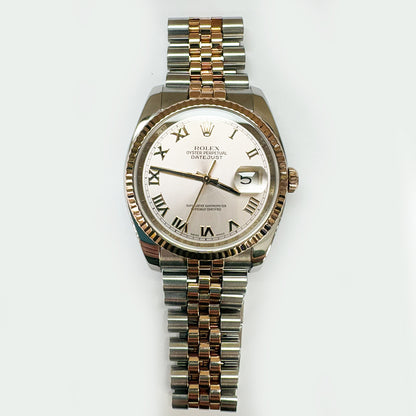 Rolex Datejust 36mm Pink Roman Dial 116231 (2005)