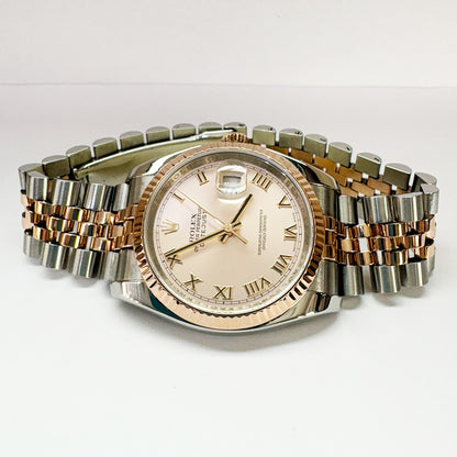 Rolex Datejust 36mm Pink Roman Dial 116231 (2005)