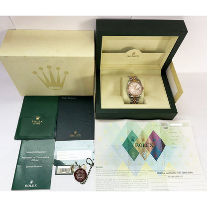 Rolex Datejust 36mm Pink Roman Dial 116231 (2005)